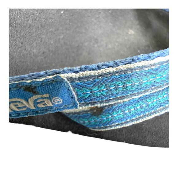 Teva Blue Women's Olowahu Mush Flip Flops Sandals Lindi Color Size 9 Slip On - Picture 9 of 9
